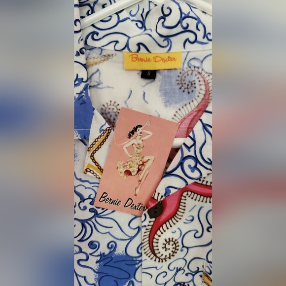 NWT Bernie Dexter Starfish Shirt size S - Picture 2 of 8